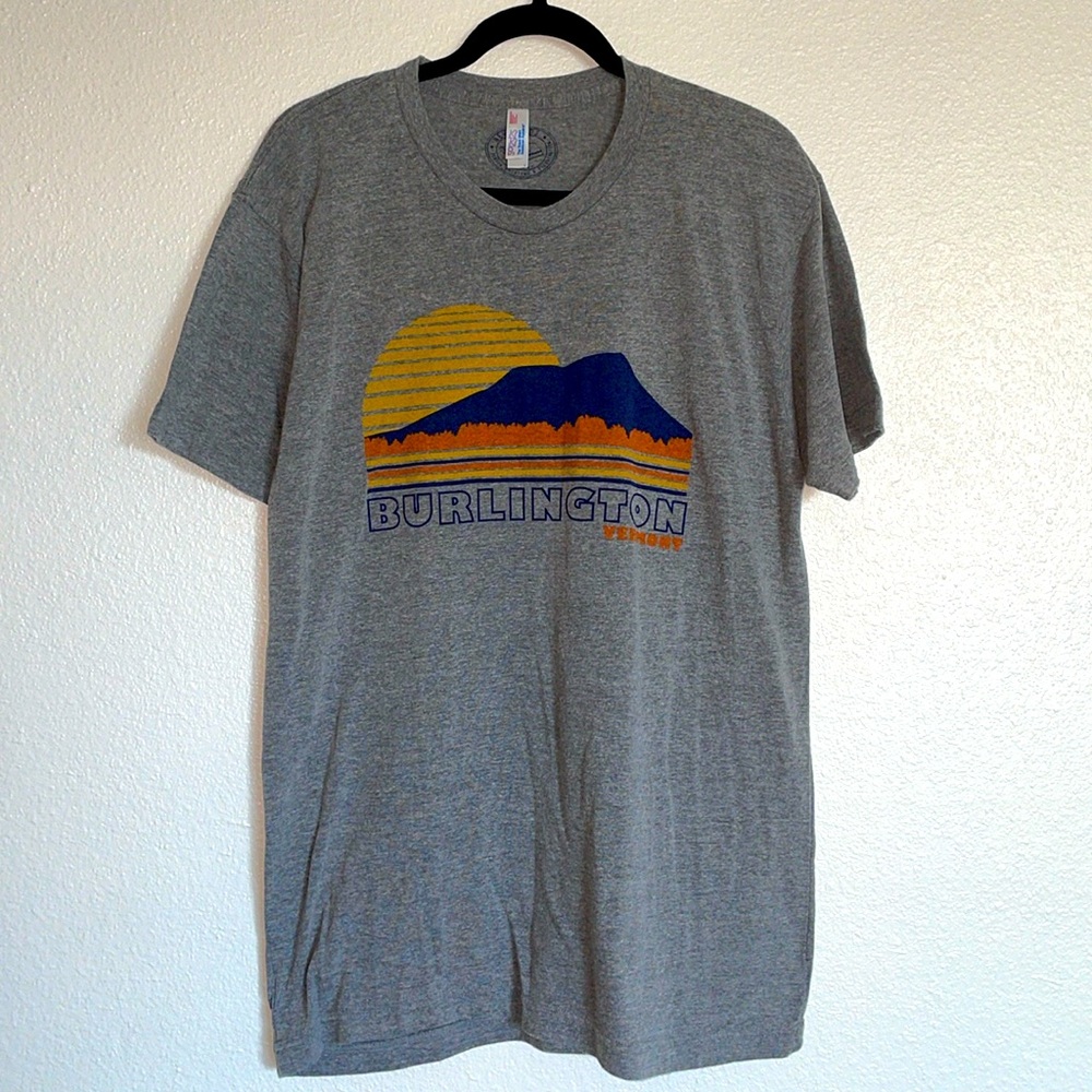 American Apparel Heather Gray Burlington Tee